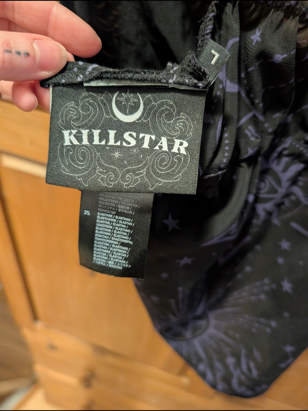 Killstar Black Astrology Print Camisole - Picture 5 of 5